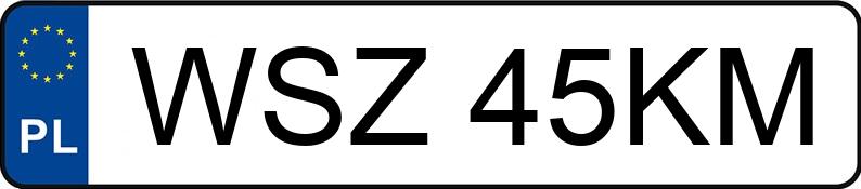 Numer rejestracyjny WSZ45KM posiada JEEP Grand Cherokee II MR`99 Overland