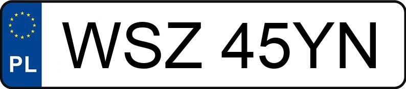 Numer rejestracyjny WSZ 45YN posiada SAAB 9-3 - WSZ45YN