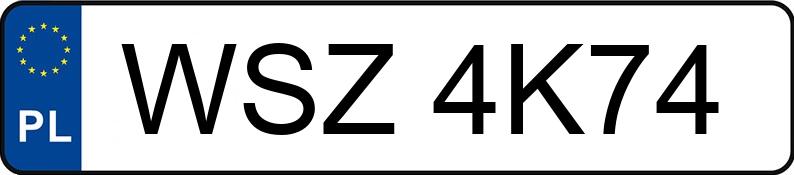 Numer rejestracyjny WSZ4K74 posiada BMW 318 Compact TD Kat. MR`01 E3 E46 318 Compact TD Kat. MR`01 E3 E46