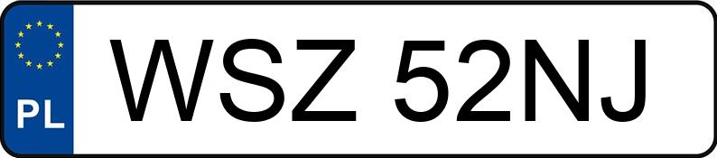 Numer rejestracyjny WSZ52NJ posiada BMW 325 TDS Kat. E36 325 TDS Kat. E36