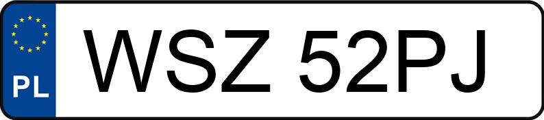 Numer rejestracyjny WSZ 52PJ posiada BMW 520i Kat. E34 520i Kat. E34 - WSZ52PJ