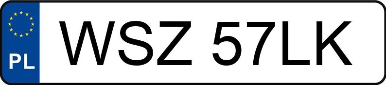 Numer rejestracyjny WSZ57LK posiada BMW Seria 3 318i Kat. MR`01 E3 E46