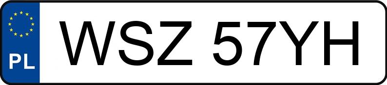 Numer rejestracyjny WSZ 57YH posiada FIAT BRAVO - WSZ57YH