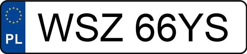 Numer rejestracyjny WSZ 66YS posiada VOLKSWAGEN Passat B5 1.9 TDI MR`96 E2 Trendline - WSZ66YS