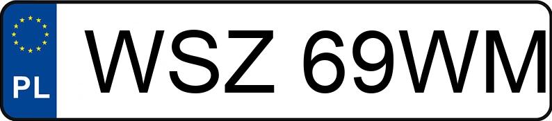 Il numero di registrazione WSZ 69WM ha RENAULT R79 AS - WSZ69WM
