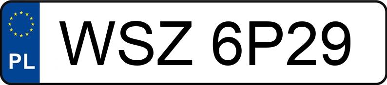 Numer rejestracyjny WSZ6P29 posiada BMW Seria 5 520 Diesel DPF MR`10 E5 F10