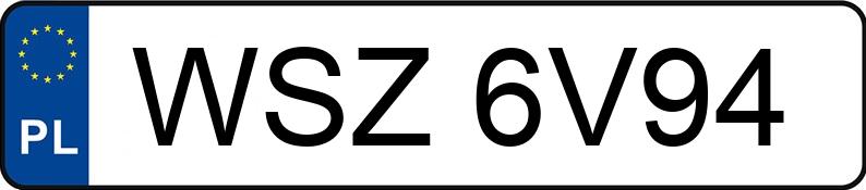 Numer rejestracyjny WSZ6V94 posiada BMW Seria 7 740i Kat. E38