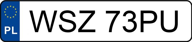 Numer rejestracyjny WSZ 73PU posiada BMW 320 Diesel MR`04 E3 E90 320 Diesel MR`04 E3 E90 - WSZ73PU