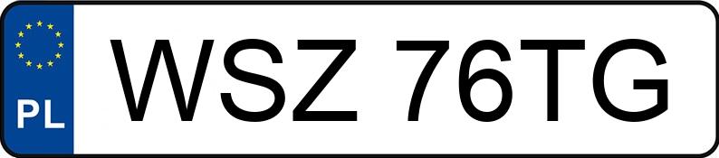 Numer rejestracyjny WSZ 76TG posiada CHEVROLET Aveo 1.4 16V MR`04 E4 Elite - WSZ76TG