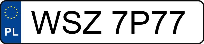 El número de registro WSZ 7P77 tiene BMW 420 Cabrio Diesel MR`13 E6 F33 420 Cabrio Diesel MR`13 E6 F33 - WSZ7P77