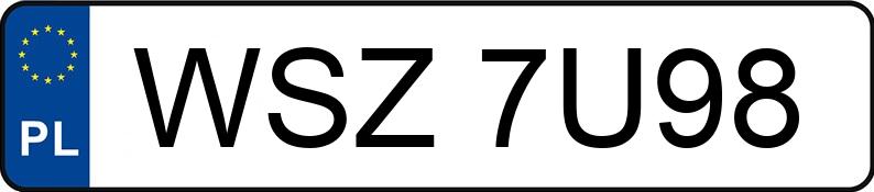 Numer rejestracyjny WSZ7U98 posiada IVECO 40C18H Daily MR`22 E6e 4.2t 40C18H Daily MR`22 E6e 4.2t