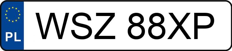 Numer rejestracyjny WSZ 88XP posiada MERCEDES-BENZ CLS 500 MR`04 E3 219 CLS 500 MR`04 E3 219 - WSZ88XP