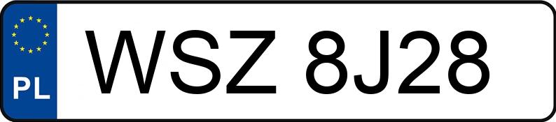 Numer rejestracyjny WSZ 8J28 posiada AUDI Q5 - WSZ8J28