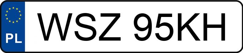 Numer rejestracyjny WSZ 95KH posiada SKODA FABIA 1.4 KAT - WSZ95KH