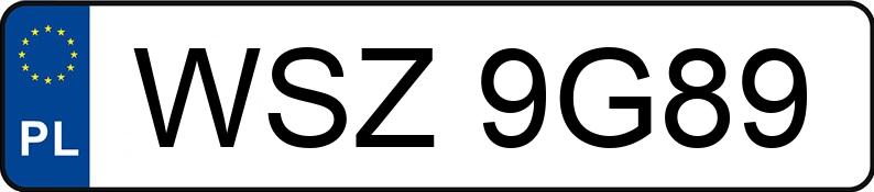 Numer rejestracyjny WSZ9G89 posiada BMW 525 Touring Diesel Kat. MR`01 E3 E39 525 Touring Diesel Kat. MR`01 E3 E39