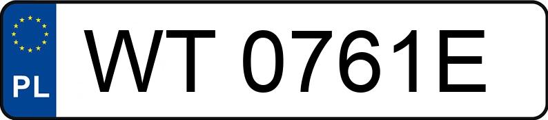 Numer rejestracyjny WT 0761E posiada BMW 520i MR`21 E6d G30 Luxury Line Steptronic - WT0761E