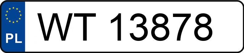 Numer rejestracyjny WT 13878 posiada OPEL Vectra B 2.0 MR`99 CDX - WT13878 Numer rejestracyjny WT 13878 posiada OPEL Vectra B 2.0 MR`99 CDX - WT13878