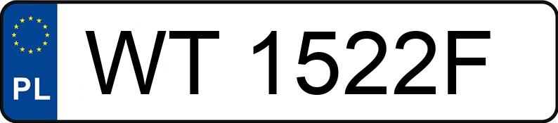 Numer rejestracyjny WT 1522F posiada BMW 335I - WT1522F