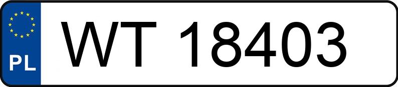 Numer rejestracyjny WT 18403 posiada TOYOTA COROLLA - WT18403 Numer rejestracyjny WT 18403 posiada TOYOTA COROLLA - WT18403