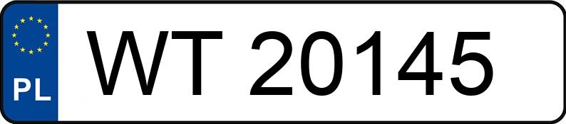 Numer rejestracyjny WT 20145 posiada VOLKSWAGEN Golf II 1.3 Kat. GL - WT20145