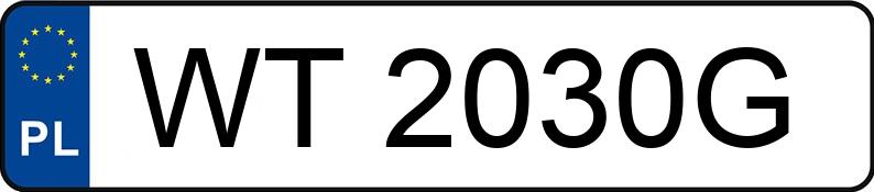 Numer rejestracyjny WT 2030G posiada VOLVO XC40 - WT2030G