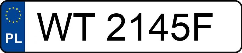 Numer rejestracyjny WT 2145F posiada MERCEDES-BENZ E 200 D - WT2145F