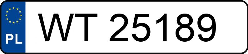 Numer rejestracyjny WT 25189 posiada VOLVO V70 2.4 - WT25189