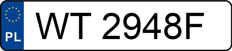 Numer rejestracyjny WT 2948F posiada INFINITI EX37 - WT2948F