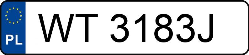 Numer rejestracyjny WT 3183J posiada AUDI Q5 - WT3183J Numer rejestracyjny WT 3183J posiada AUDI Q5 - WT3183J