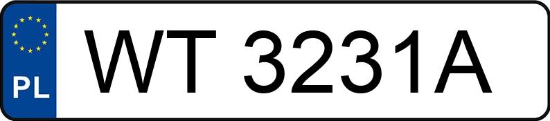 Numer rejestracyjny WT 3231A posiada RENAULT ESPACE - WT3231A