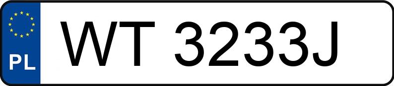 Numer rejestracyjny WT 3233J posiada MERCEDES-BENZ SPRINTER - WT3233J