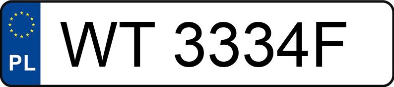 Numer rejestracyjny WT 3334F posiada CHEVROLET Volt MR`15 E5 Aut. - WT3334F