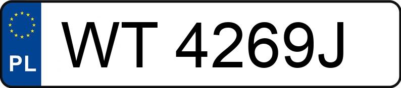 Numer rejestracyjny WT 4269J posiada VOLKSWAGEN LT 35 2.5 TDI - WT4269J