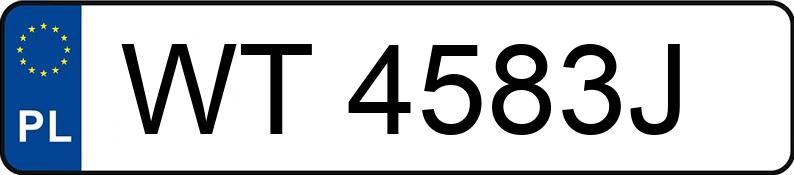 Numer rejestracyjny WT 4583J posiada TOYOTA PROACE MAX - WT4583J