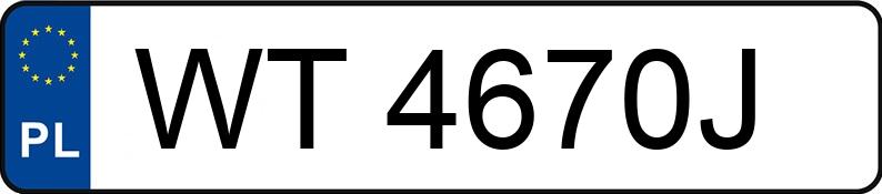 Numer rejestracyjny WT 4670J posiada LEXUS GS430 - WT4670J