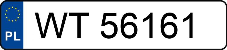 Numer rejestracyjny WT 56161 posiada ALFA ROMEO ALFA GIULIETTA - WT56161