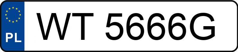 Numer rejestracyjny WT 5666G posiada MASERATI GHIBLI - WT5666G Numer rejestracyjny WT 5666G posiada MASERATI GHIBLI - WT5666G