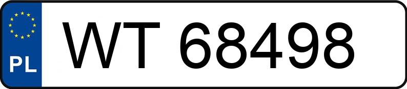 Numer rejestracyjny WT 68498 posiada SUBARU Impreza GX/WRX 2.0 MR`03 E4 WRX - WT68498
