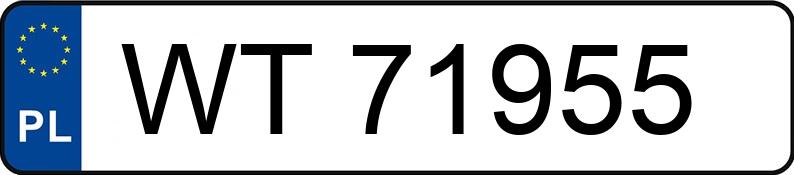 Numer rejestracyjny WT 71955 posiada SEAT LEON - WT71955