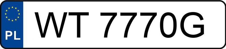 Numer rejestracyjny WT 7770G posiada BMW M3 COMPETITION M XDRIVE - WT7770G