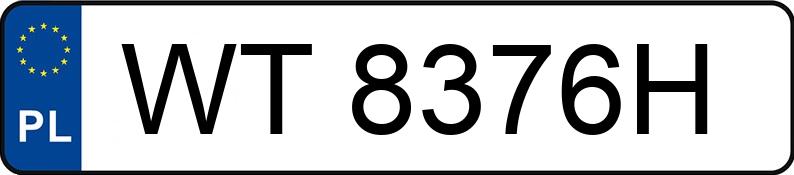 Numer rejestracyjny WT 8376H posiada VOLKSWAGEN GOLF - WT8376H