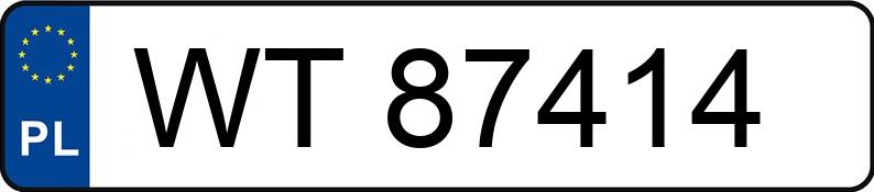Numer rejestracyjny WT 87414 posiada HYUNDAI Galloper 2.5 Diesel MR`98 E3 LWB - WT87414