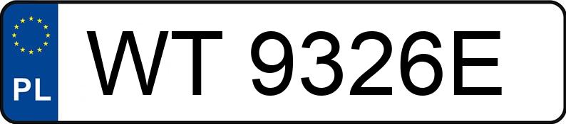 Numer rejestracyjny WT 9326E posiada TOYOTA Corolla 1.5 MR`19 E6 Comfort - WT9326E