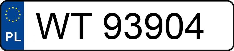 Numer rejestracyjny WT 93904 posiada OPEL CORSA - WT93904