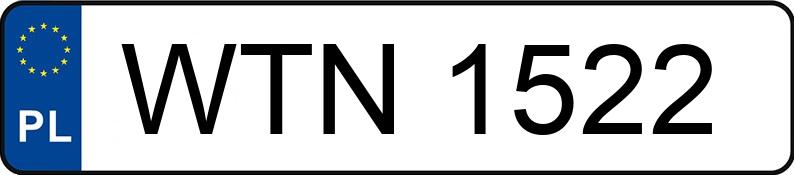 Numer rejestracyjny WTN 1522 posiada SAM 550 - WTN1522 Numer rejestracyjny WTN 1522 posiada SAM 550 - WTN1522