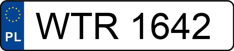 Numer rejestracyjny WTR 1642 posiada KIA SEPHIA - WTR1642