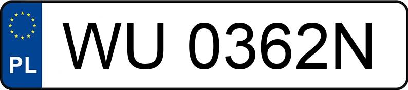 Numer rejestracyjny WU 0362N posiada SKODA FABIA - WU0362N