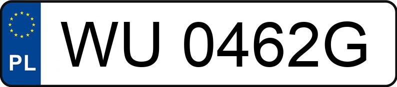 Numer rejestracyjny WU 0462G posiada AUDI A6 - WU0462G