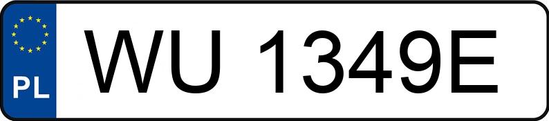 Numer rejestracyjny WU 1349E posiada SAAB 9-3 Sport 1.8 MR`03 E3 t Linear Aut. - WU1349E