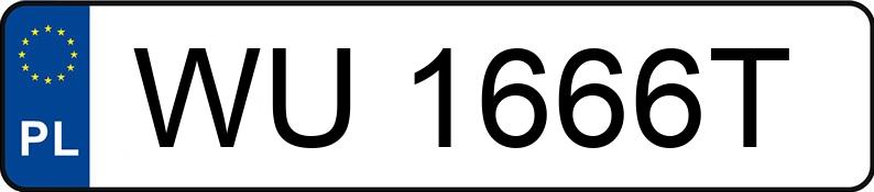 Numer rejestracyjny WU 1666T posiada ROLLS-ROYCE Cullinan MR`17 Black Badge - WU1666T Numer rejestracyjny WU 1666T posiada ROLLS-ROYCE Cullinan MR`17 Black Badge - WU1666T